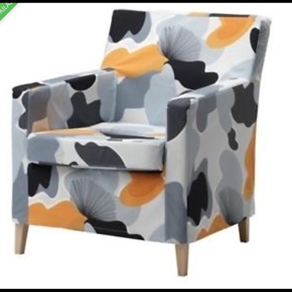 IKEA ENINGE MULTICOLORED KARLSTAD CHAIR COVER NEW